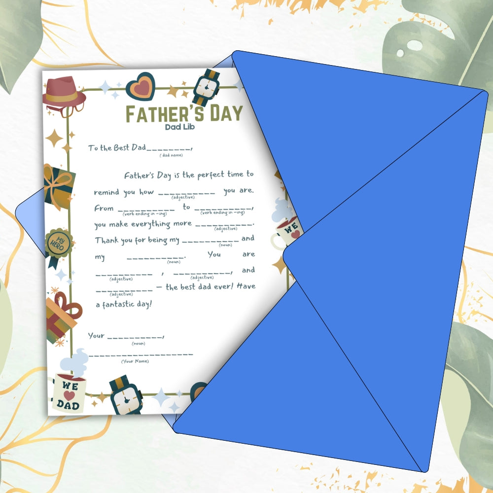 PLR Father's Day Mad Lib