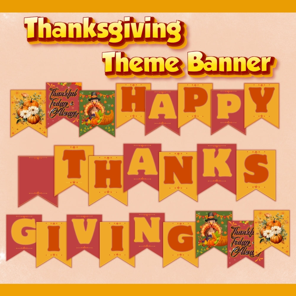 PLR Printable Thanksgiving Bulletin Board Kit