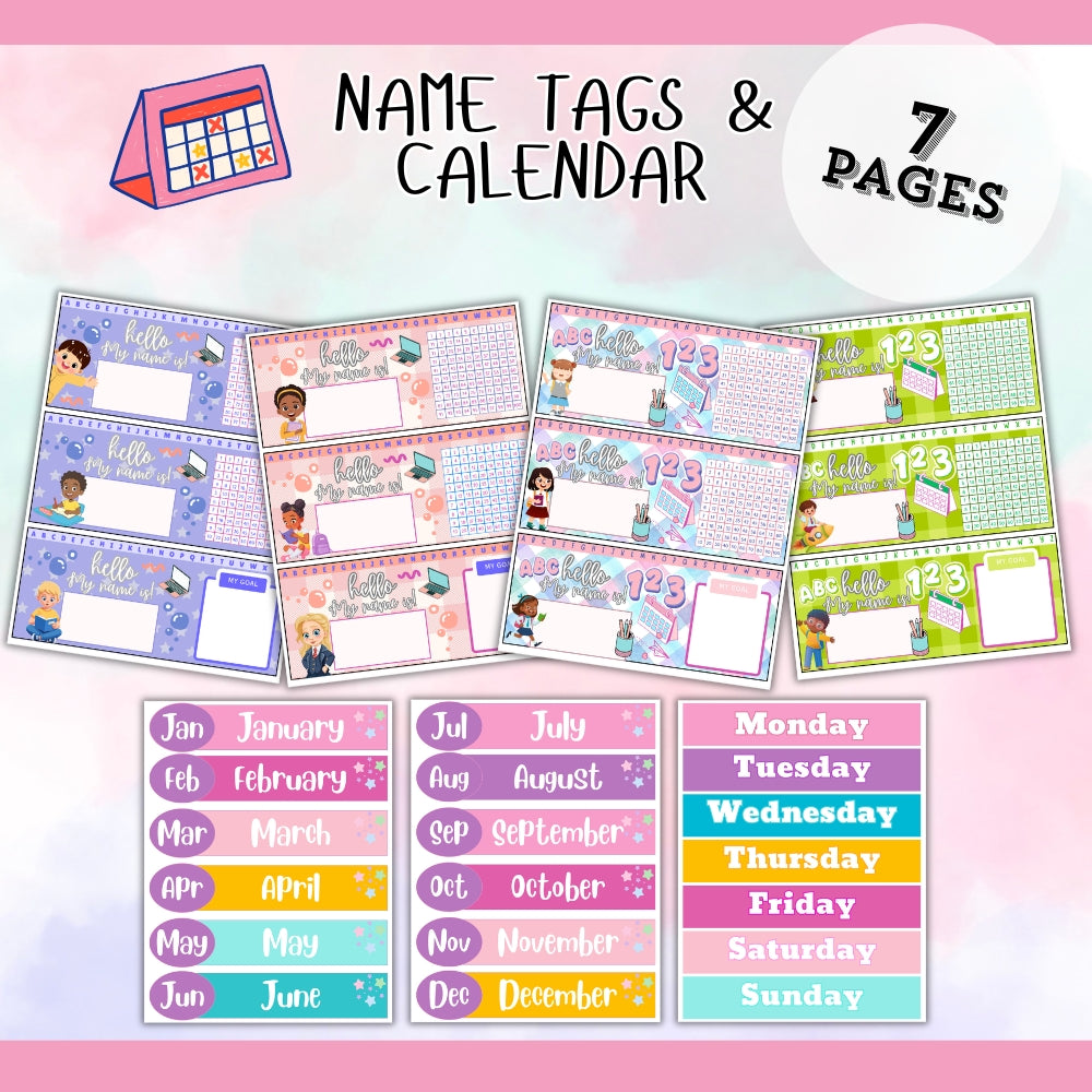 PLR Printable Classroom Decor and Labels
