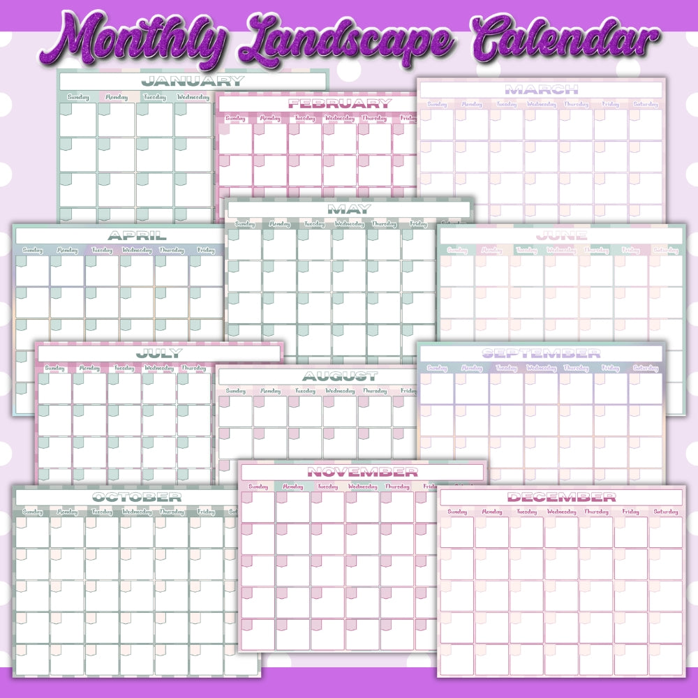PLR Printable Kitchen Organization Pages Purple/Green