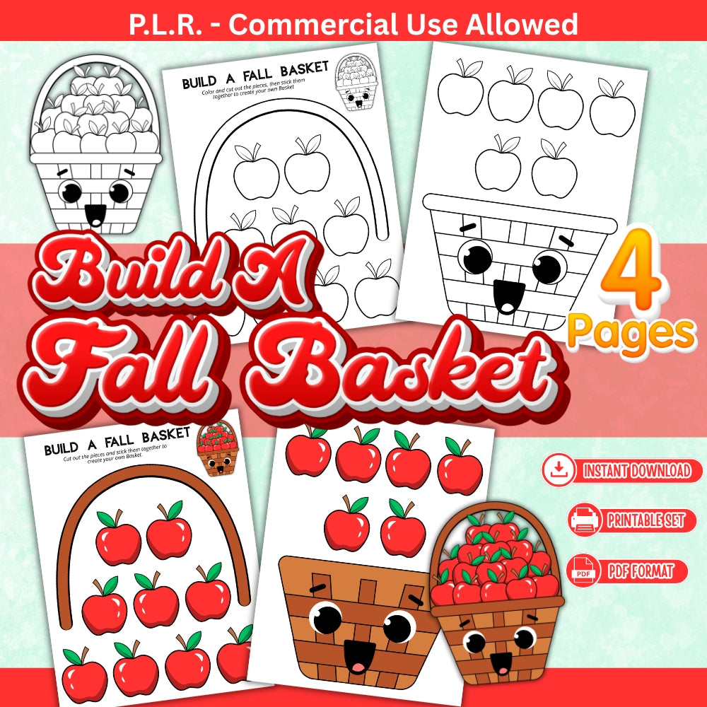 PLR Printable Build a Fall Basket