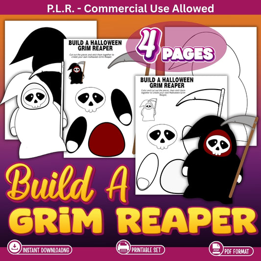 PLR Printable Build a Grim Reaper