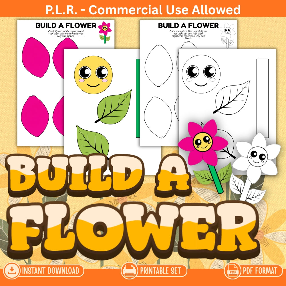 PLR Build a Flower