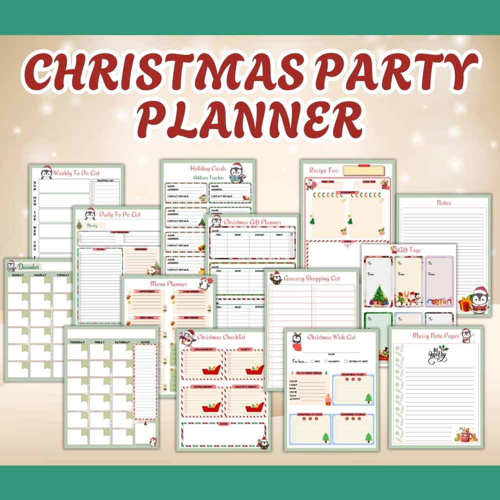 PLR Christmas Planner