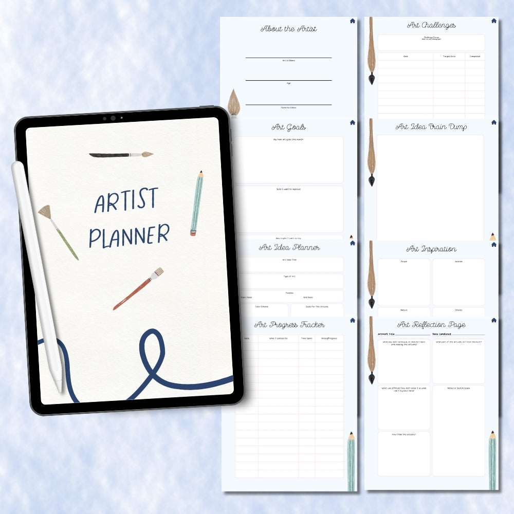 PLR Digital Artist Planner