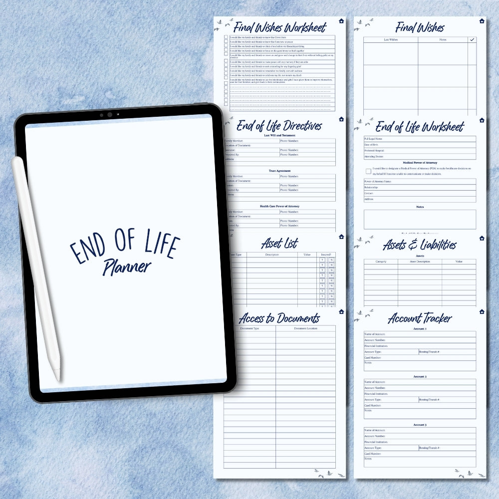 PLR Digital End of Life Planner