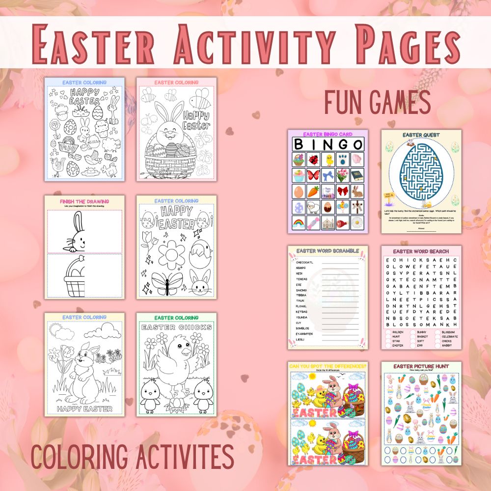 PLR Easter Activity Pages