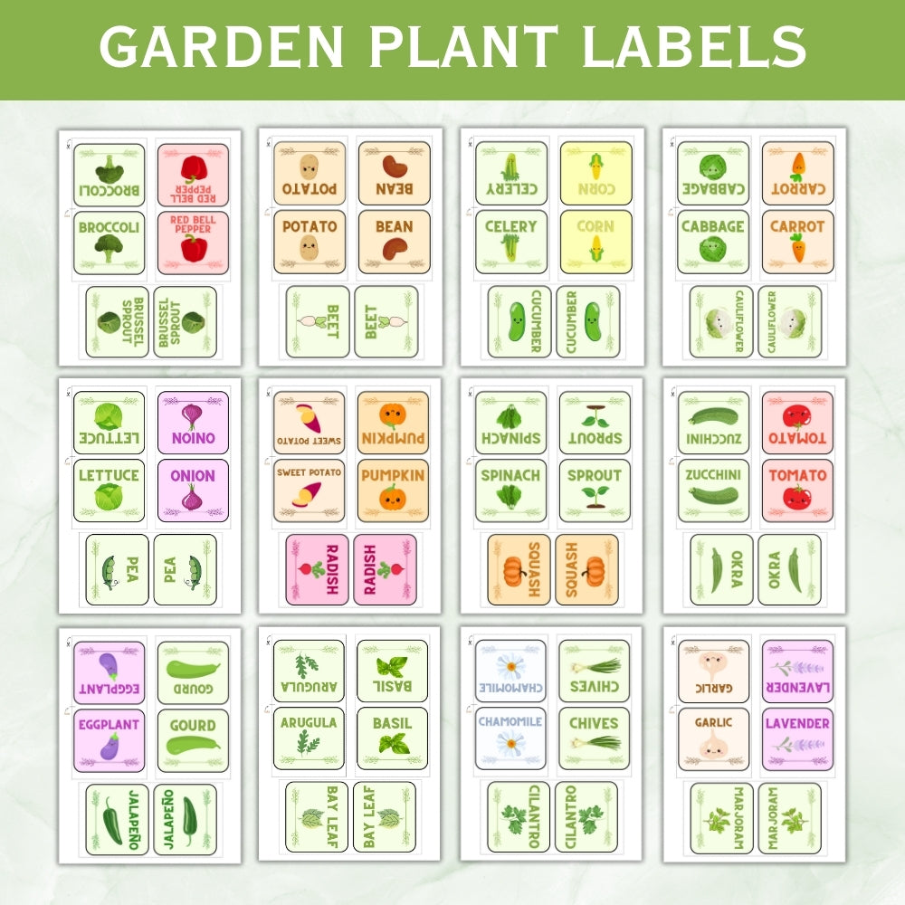 PLR Garden Plant Labels