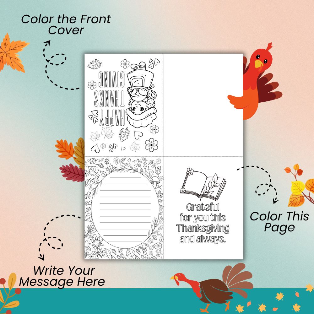 PLR Thanksgiving Gratitude Cards