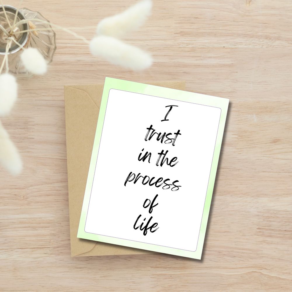 PLR Green Affirmation Card Bundle