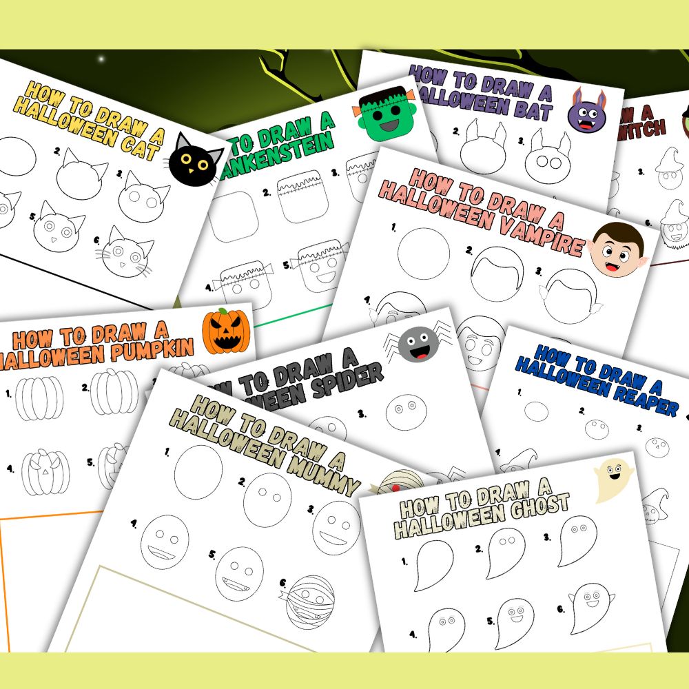 PLR Halloween Directed Drawing