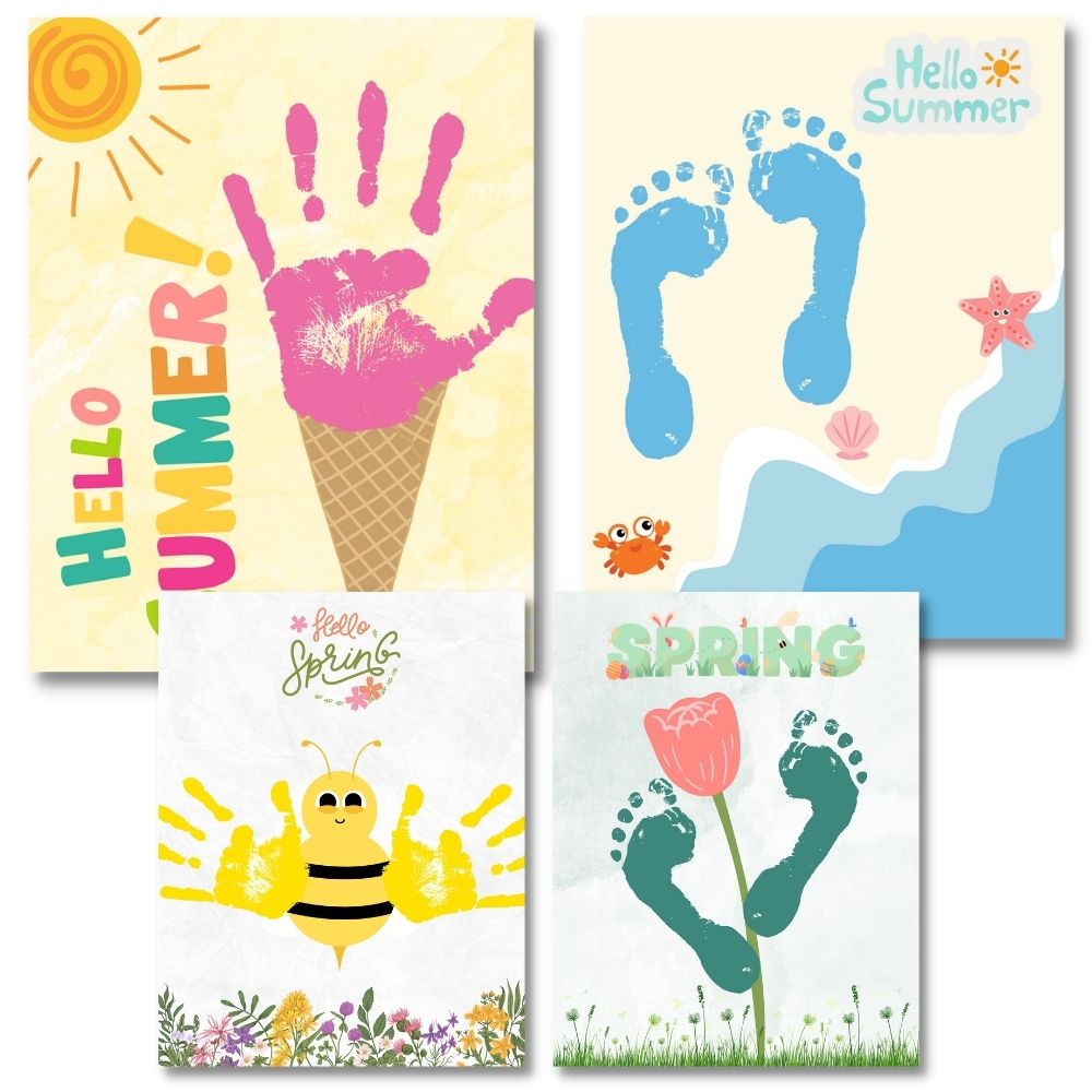 PLR Handprint & Footprint Craft for Kids