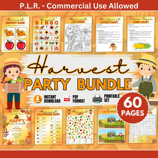 PLR Harvest Theme Bundle