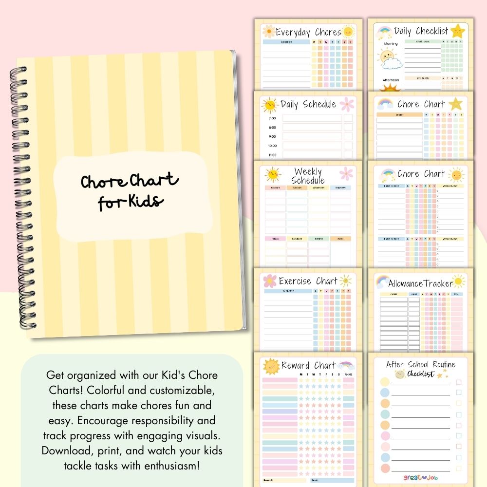 PLR Kids Chore Chart