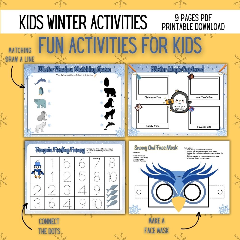PLR Kids Winter Activities