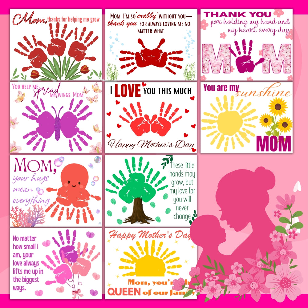 PLR Printable Mother's Day Handprint Bundle
