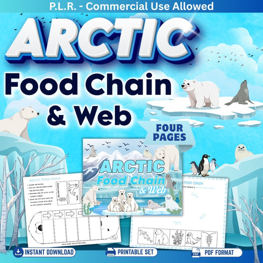 PLR Printable Arctic Food Web and Food Chain