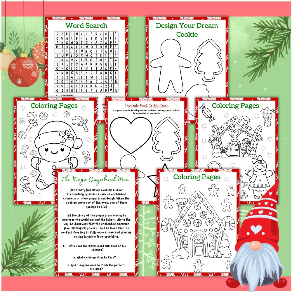 PLR Christmas DIY Cookie Kit Printables