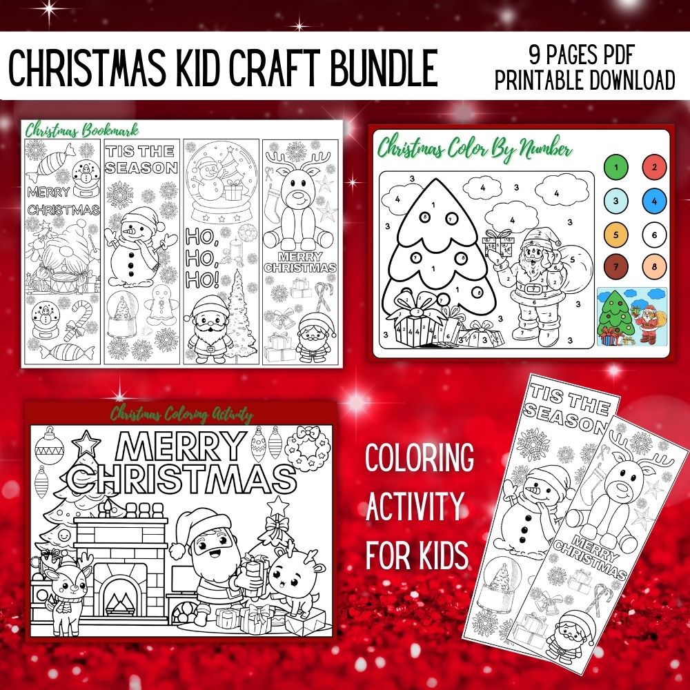 PLR Christmas Kid Craft Bundle