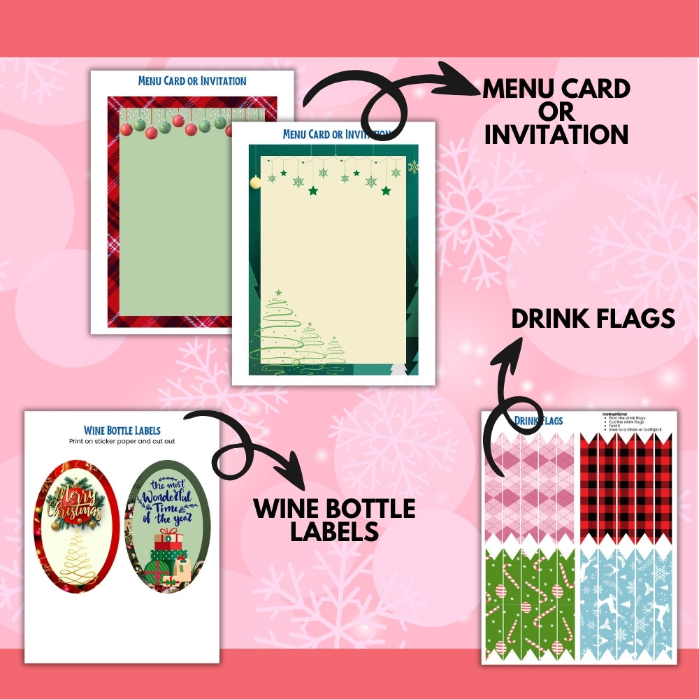 PLR Christmas Party Printables