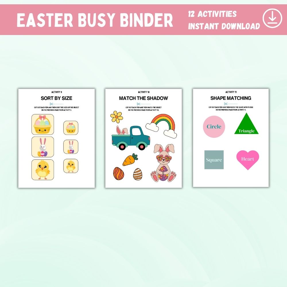 PLR Easter Busy Binder