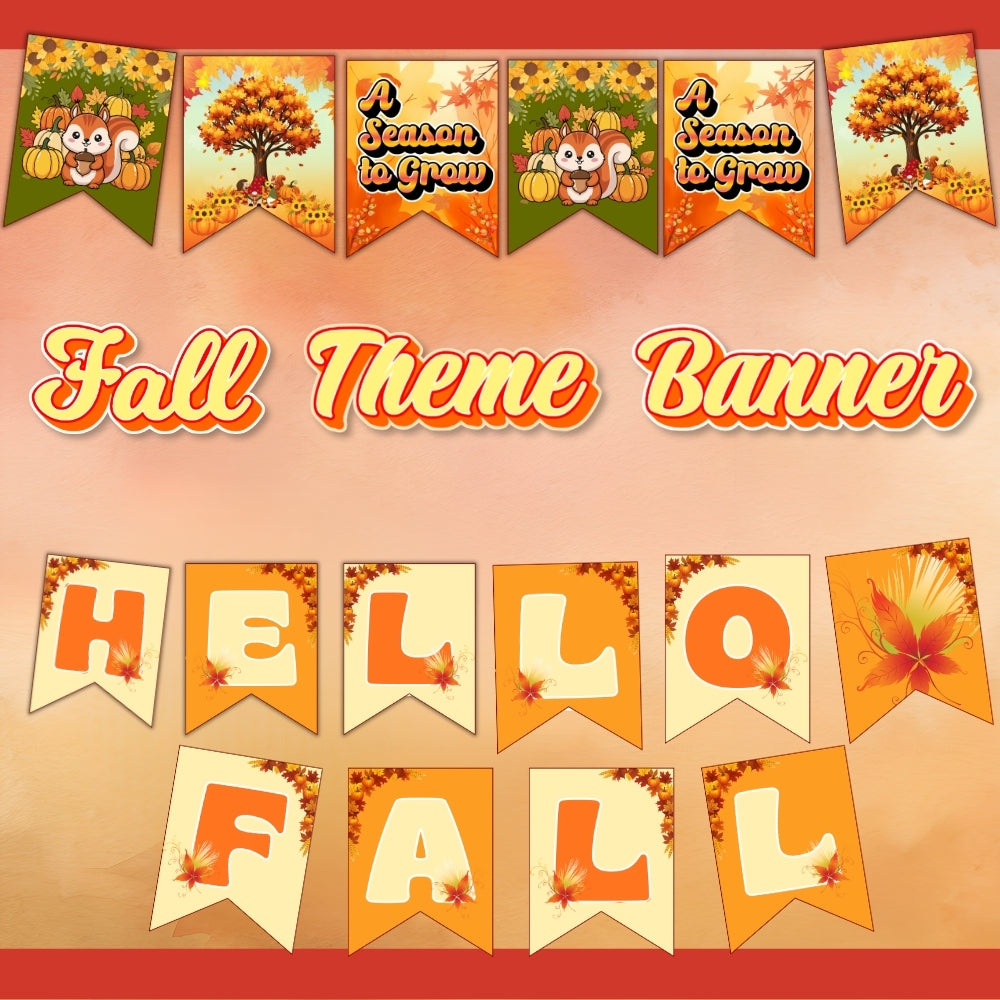 PLR Printable Fall Bulletin Board Kit