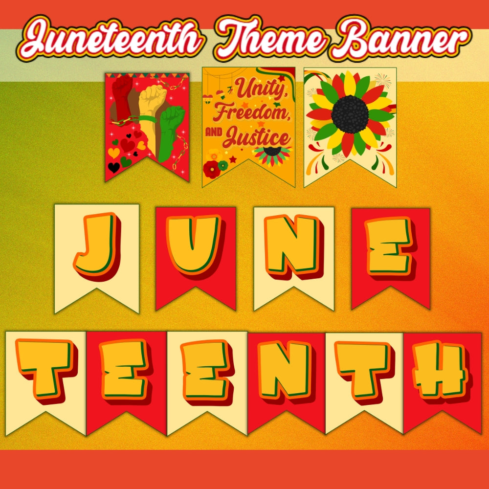 PLR Printable Juneteenth Bulletin Board Kit