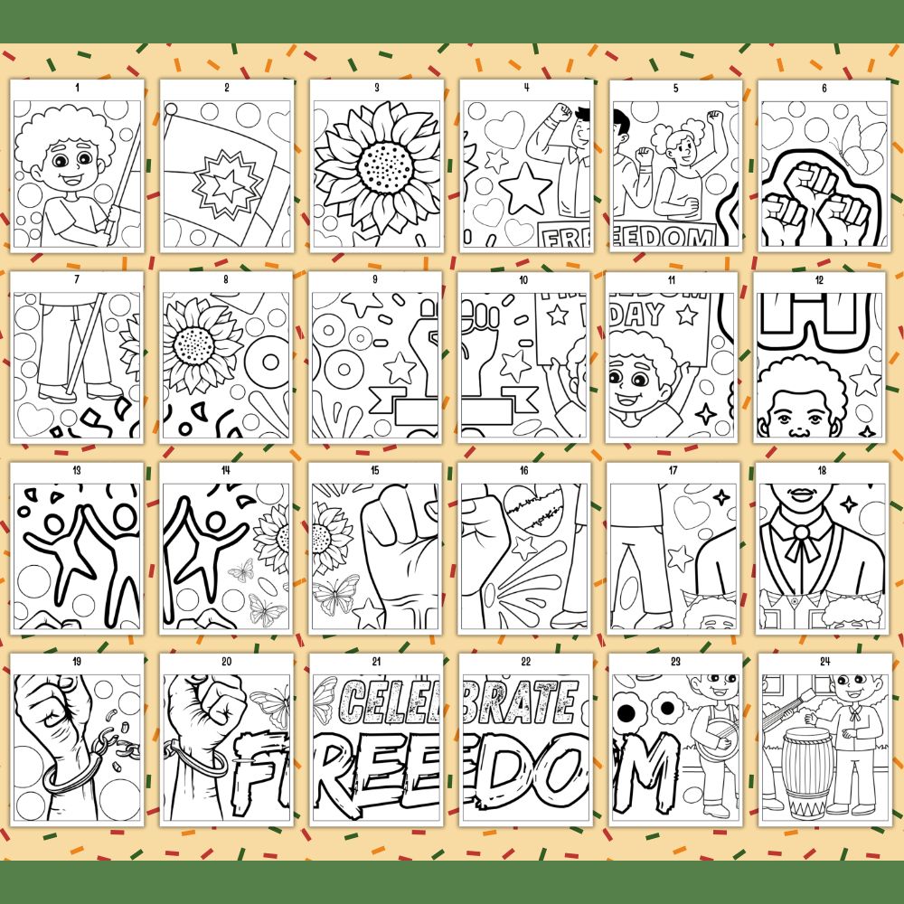 PLR Printable Juneteenth Collaboration Poster