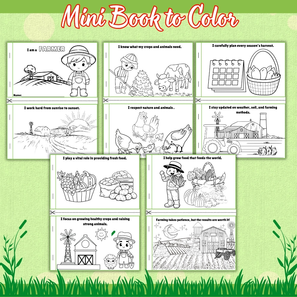 PLR Kids Farmer Themed Activity Pack