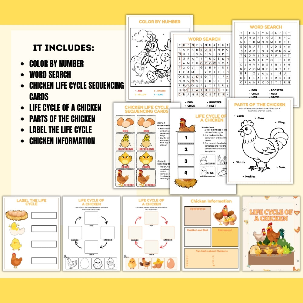PLR Life Cycle of a Chicken
