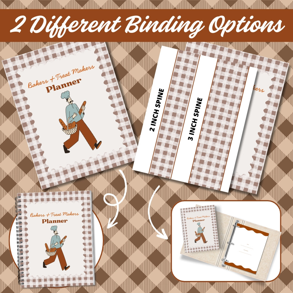 PLR Printable Baker & Treat Maker Planner