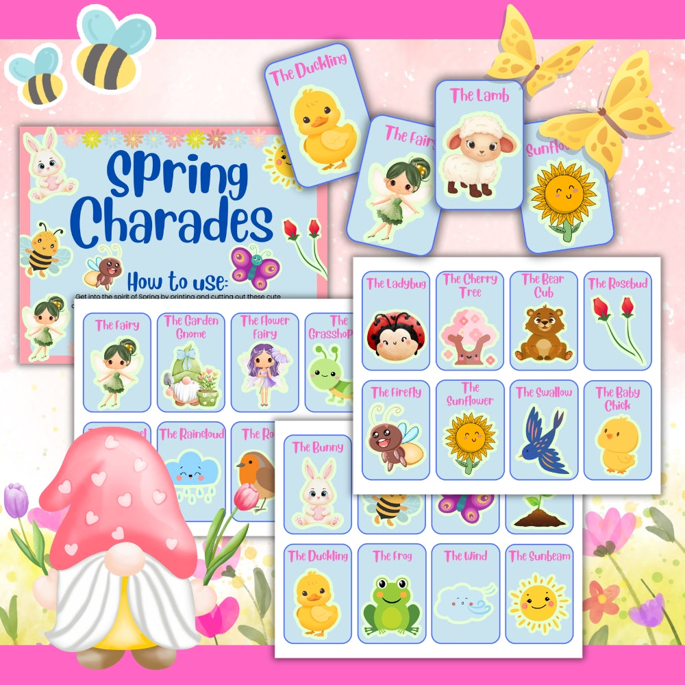 PLR Spring Board Game Bundle