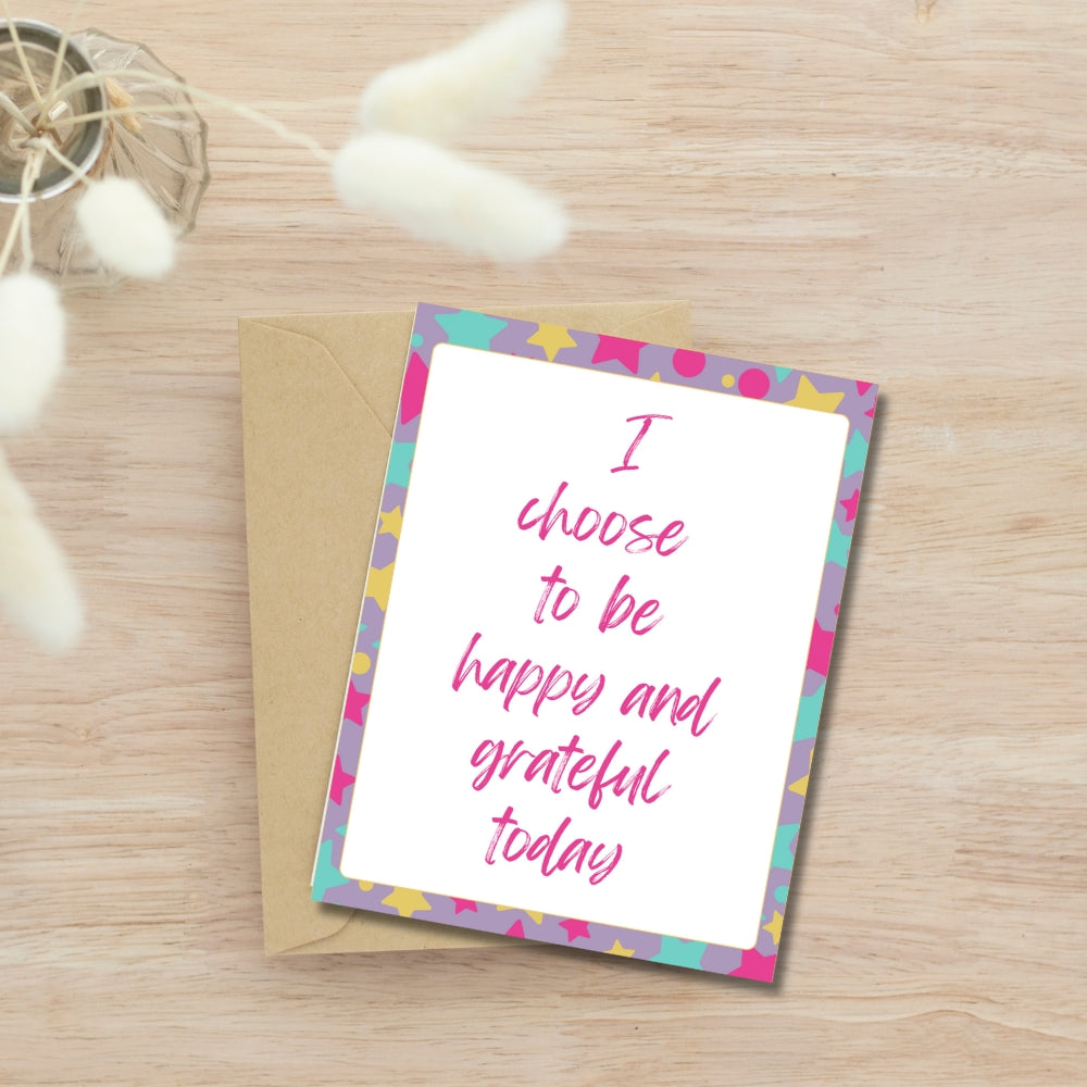 PLR Affirmation Card Bundle Stars Design