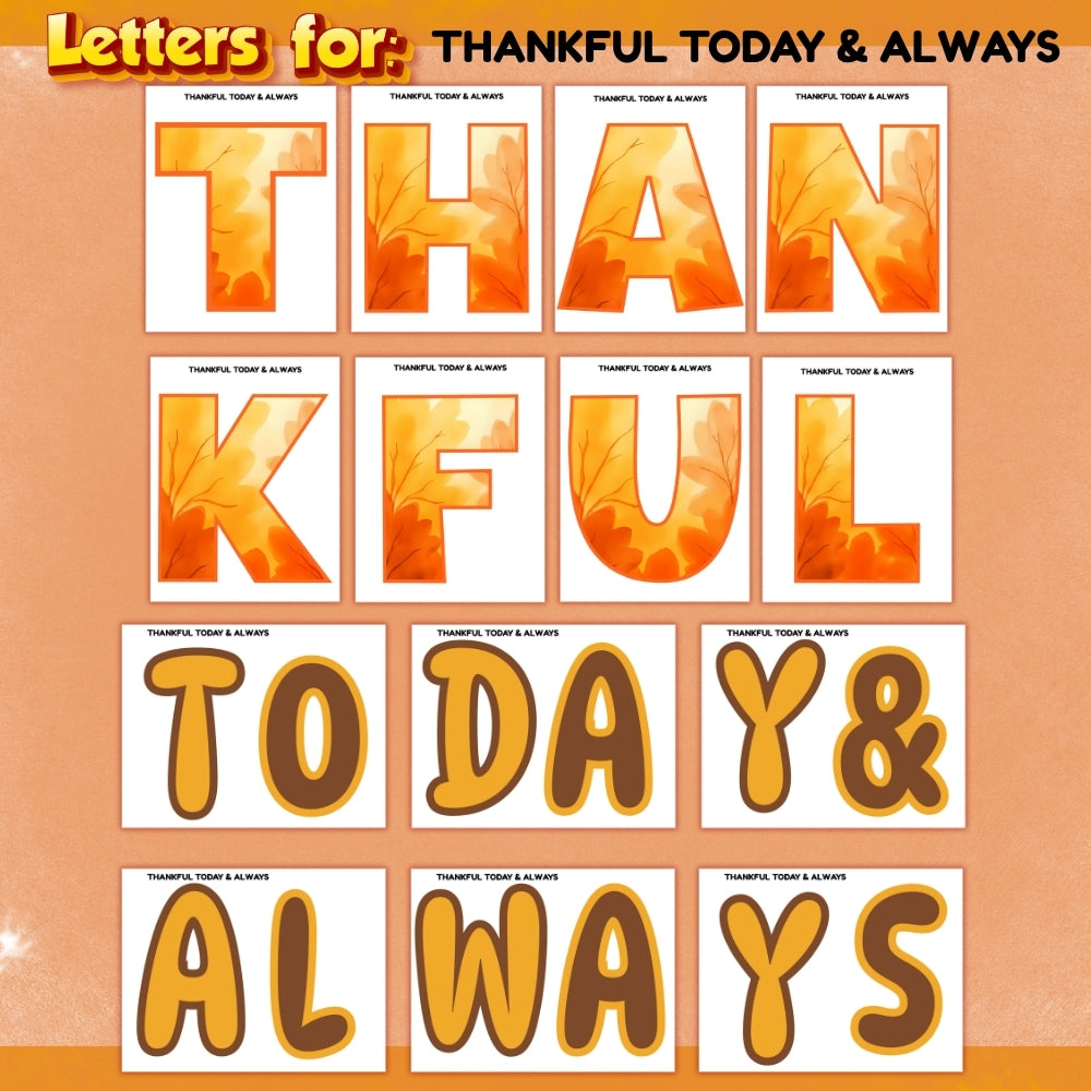 PLR Printable Thanksgiving Bulletin Board Kit