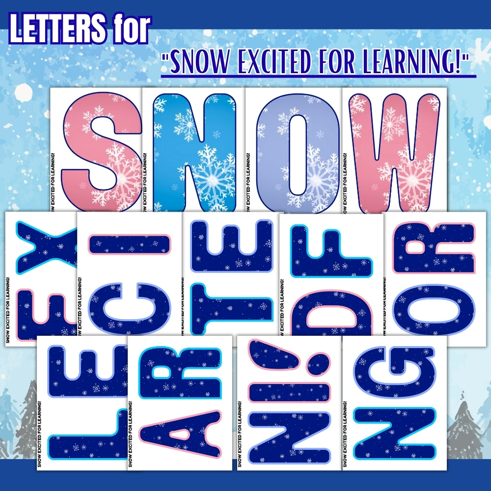 PLR Winter Themed Bulletin Board Kit