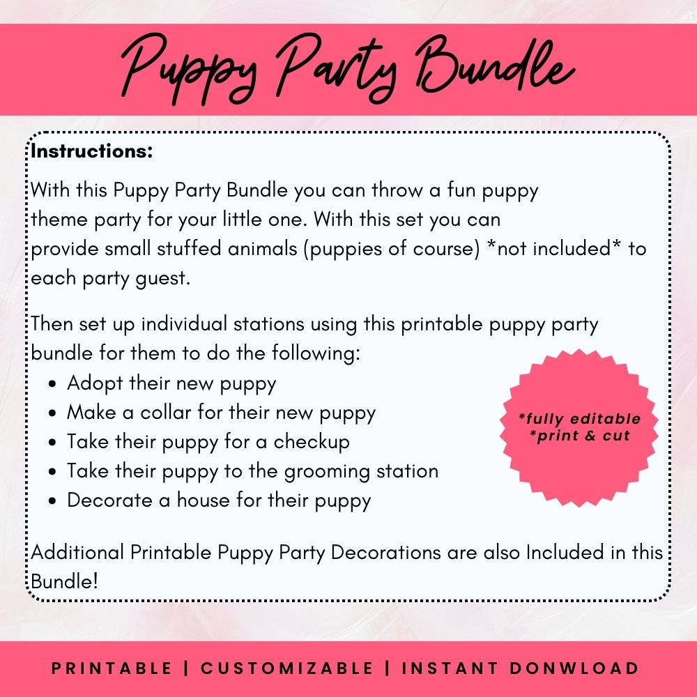 PLR Puppy Party Bundle