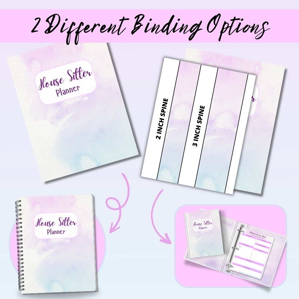 PLR Purple House Sitter Planner