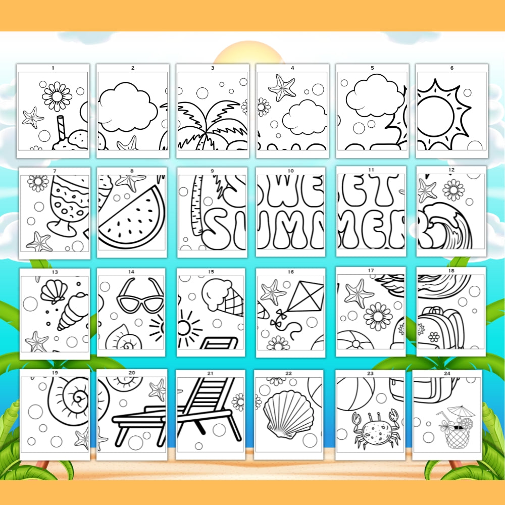PLR Printable Summer Collaborative Poster