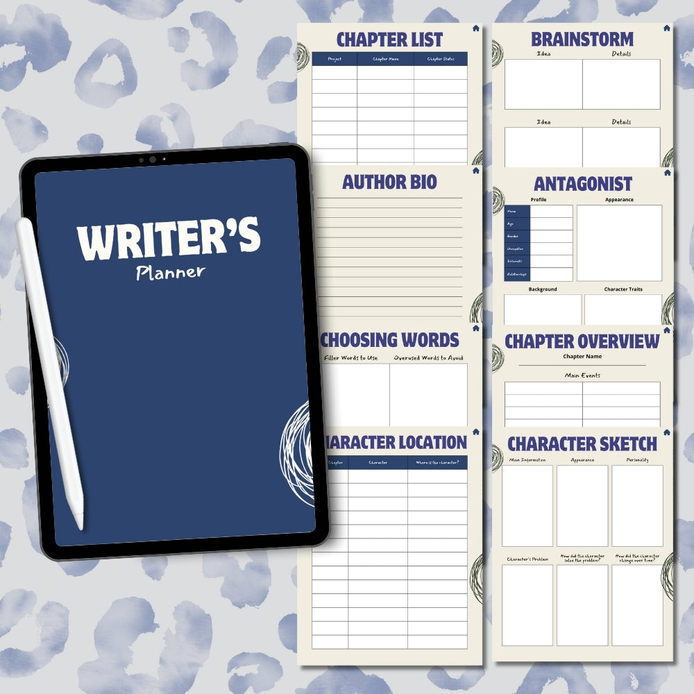 PLR Digital Writer's Planner