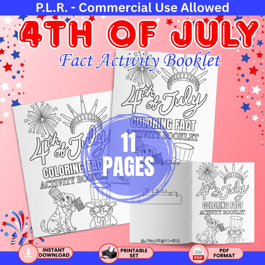PLR 4th of July Fact Activity Booklet