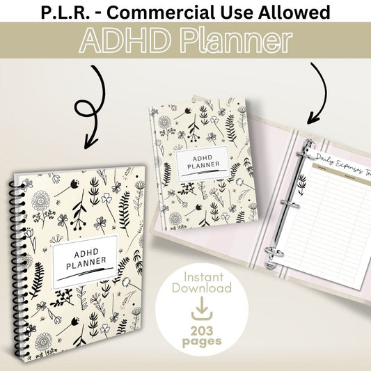 PLR ADHD Planner