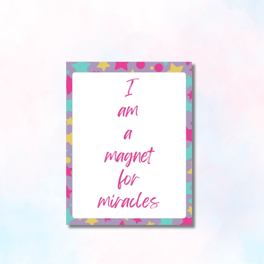 PLR Affirmation Card Bundle Stars Design