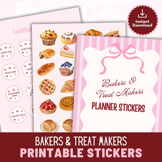 PLR Bakers & Treat Makers Planner Stickers