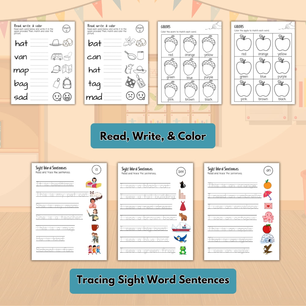 PLR Preschool Worksheets