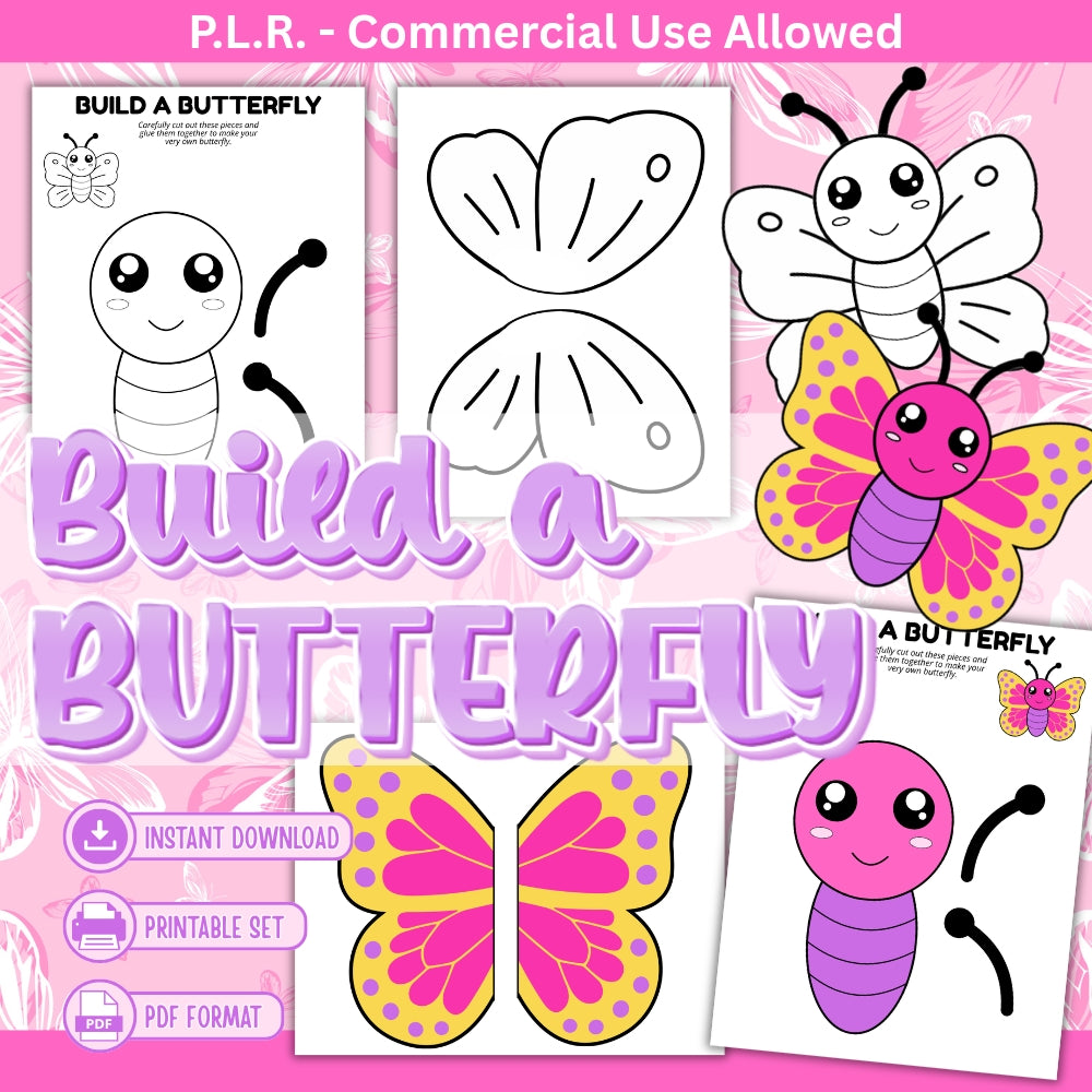 PLR Build a Butterfly