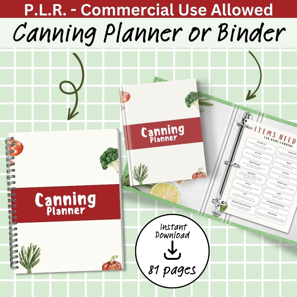 PLR Canning Planner