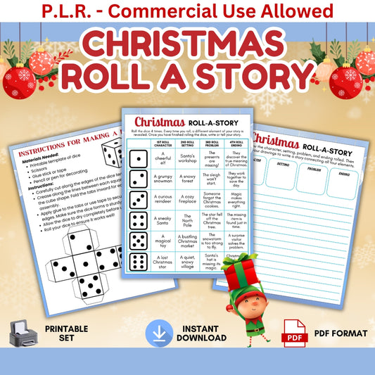 PLR Roll a Story Christmas Theme