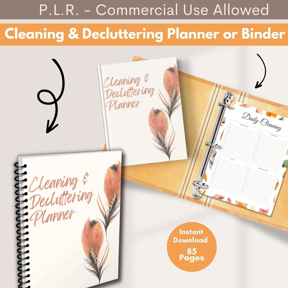 PLR Cleaning and Decluttering Planner