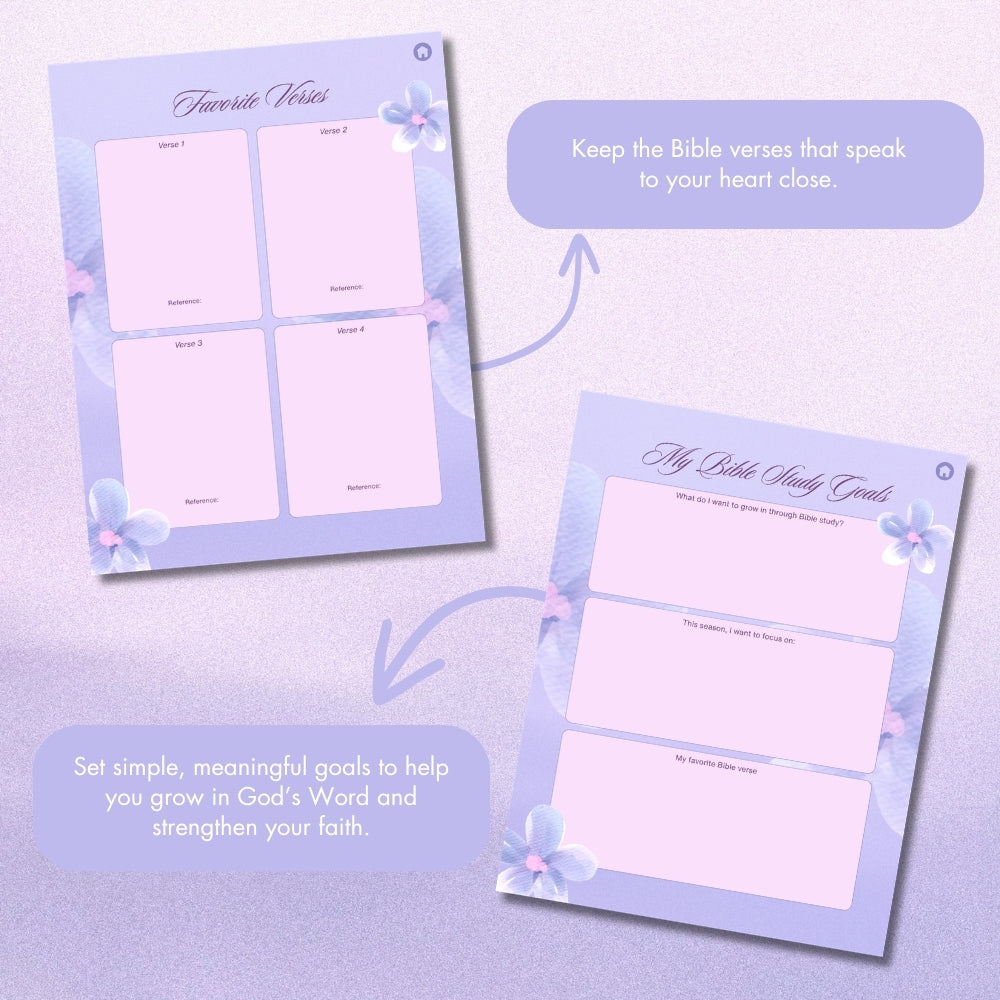 PLR Digital Bible Study Planner/Journal