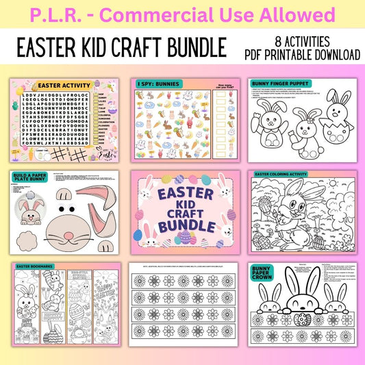 PLR Easter Kid Craft Bundle